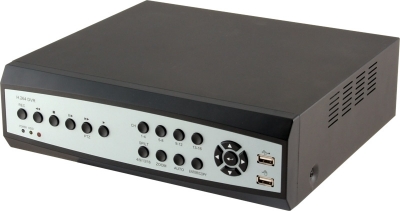 H.264 Einsteiger-DVR mit bis zu 16 Kameras mit einem USB 2.0 und LAN/Internet anschlu